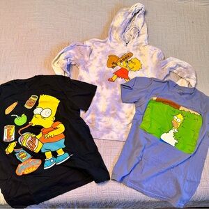Simpsons Hoodie and T-Shirt Bundle